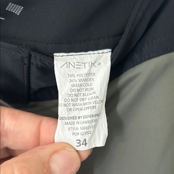 Men's Khaki and Black Board Shorts - Picture 9 of 9